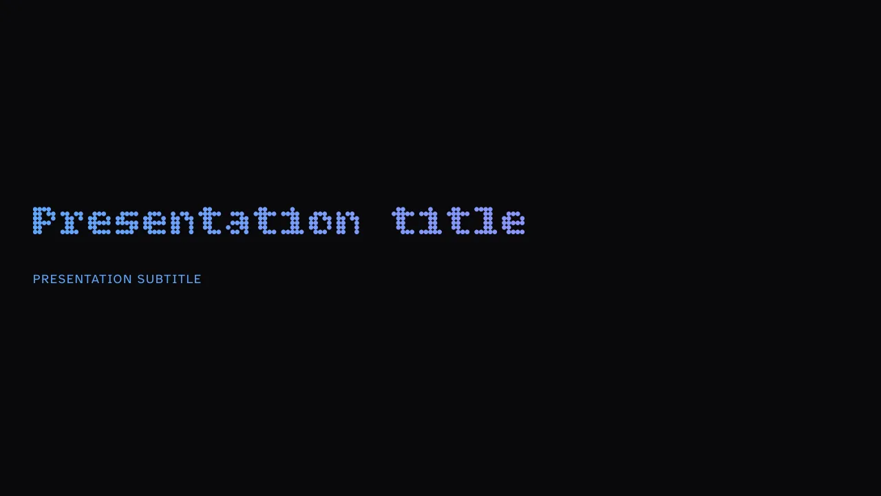 RLA, dark scheme, slide 1
